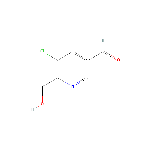 5-chloro-6-(hydroxymethyl)pyridine-3-carbaldehyde (CAS: 1198016-41-9) - Related Chemical Product