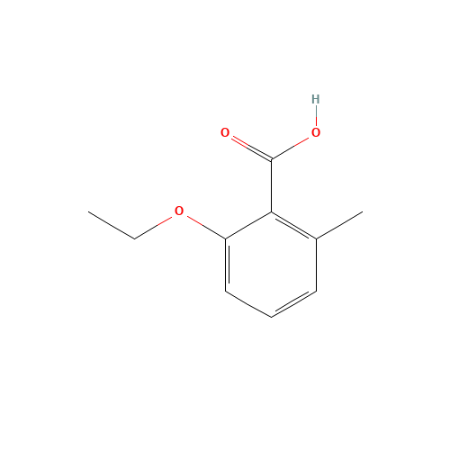 2-ethoxy-6-methylbenzoic acid (CAS: 90259-35-1) - Chemical Structure and Molecular Formula 