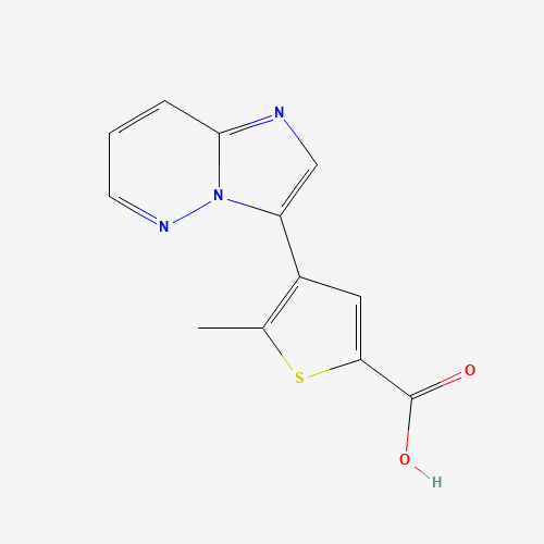 4-imidazo[1,2-b]pyridazin-3-yl-5-methylthiophene-2-carboxylic acid (CAS: 1235545-51-3) - Related Chemical Product