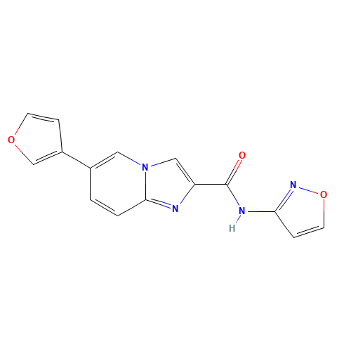6-(furan-3-yl)-N-(1,2-oxazol-3-yl)imidazo[1,2-a]pyridine-2-carboxamide (CAS: 1186087-90-0) - Related Chemical Product