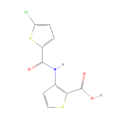 3-[(5-chlorothiophene-2-carbonyl)amino]thiophene-2-carboxylic acid (CAS: 929214-78-8) - Related Chemical Product