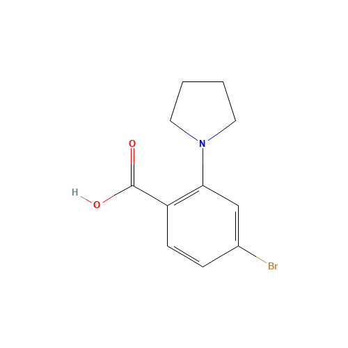 4-bromo-2-pyrrolidin-1-ylbenzoic acid (CAS: 1099609-12-7) - Related Chemical Product