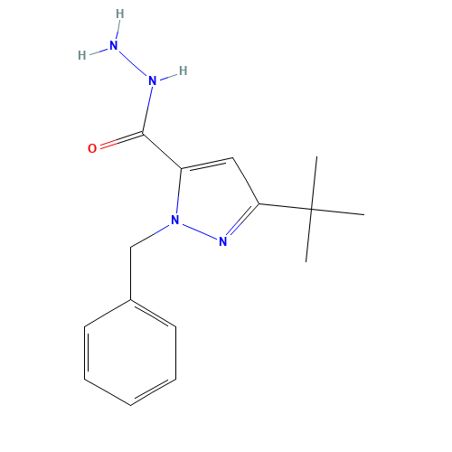 2-benzyl-5-tert-butylpyrazole-3-carbohydrazide (CAS: 263385-00-8) - Related Chemical Product