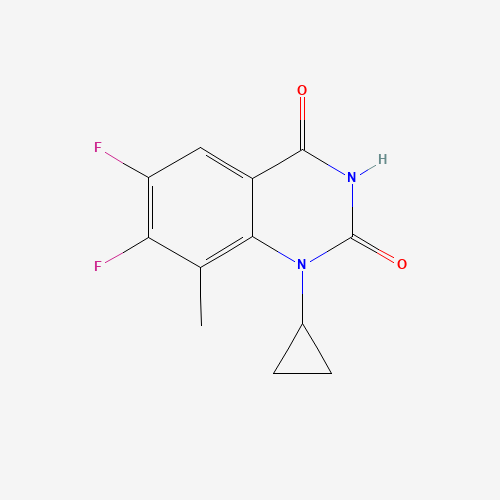 1-cyclopropyl-6,7-difluoro-8-methylquinazoline-2,4-dione (CAS: 351368-09-7) - Related Chemical Product