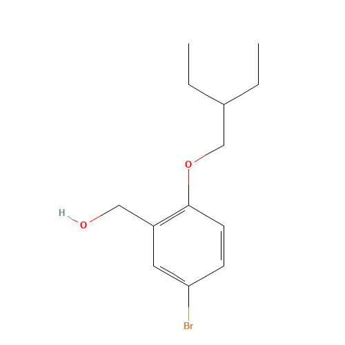 [5-bromo-2-(2-ethylbutoxy)phenyl]methanol (CAS: 1444177-08-5) - Related Chemical Product