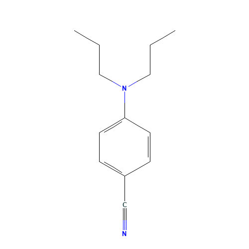 4-(dipropylamino)benzonitrile (CAS: 96795-43-6) - Chemical Structure and Molecular Formula 