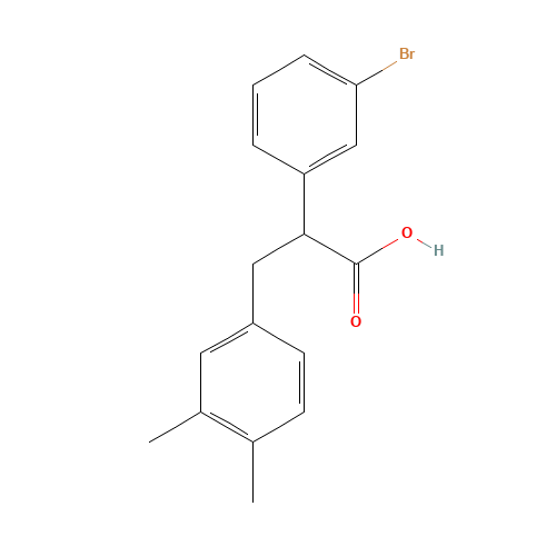 2-(3-bromophenyl)-3-(3,4-dimethylphenyl)propanoic acid (CAS: 1379995-59-1) - Related Chemical Product