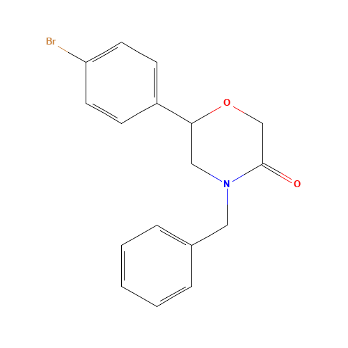 4-benzyl-6-(4-bromophenyl)morpholin-3-one (CAS: 1131220-76-2) - Related Chemical Product