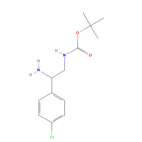 tert-butyl N-[2-amino-2-(4-chlorophenyl)ethyl]carbamate (CAS: 939760-49-3) - Related Chemical Product