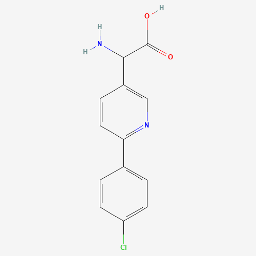 2-amino-2-[6-(4-chlorophenyl)pyridin-3-yl]acetic acid (CAS: 1137826-18-6) - Related Chemical Product