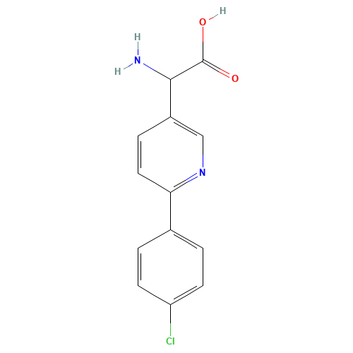 2-amino-2-[6-(4-chlorophenyl)pyridin-3-yl]acetic acid (CAS: 1137826-18-6) - Related Chemical Product