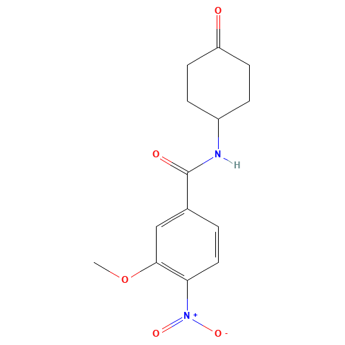 3-methoxy-4-nitro-N-(4-oxocyclohexyl)benzamide (CAS: 882660-33-5) - Related Chemical Product