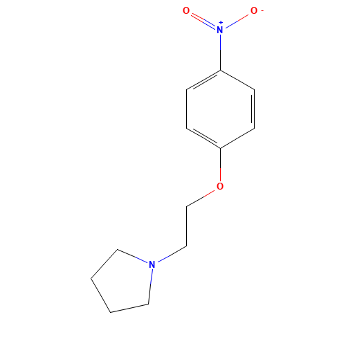 1-[2-(4-nitrophenoxy)ethyl]pyrrolidine (CAS: 265654-77-1) - Related Chemical Product