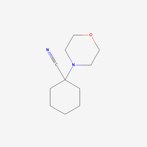 1-morpholin-4-ylcyclohexane-1-carbonitrile (CAS: 42419-59-0) - Chemical Structure and Molecular Formula 