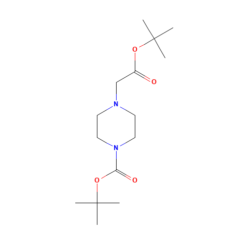 tert-butyl 4-[2-[(2-methylpropan-2-yl)oxy]-2-oxoethyl]piperazine-1-carboxylate (CAS: 180576-04-9) - Related Chemical Product
