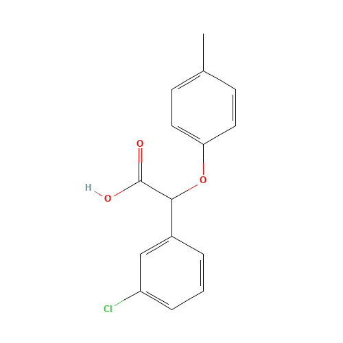 2-(3-chlorophenyl)-2-(4-methylphenoxy)acetic acid (CAS: 1082480-49-6) - Related Chemical Product