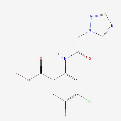 methyl 4-chloro-5-iodo-2-[[2-(1,2,4-triazol-1-yl)acetyl]amino]benzoate (CAS: 1398336-55-4) - Related Chemical Product