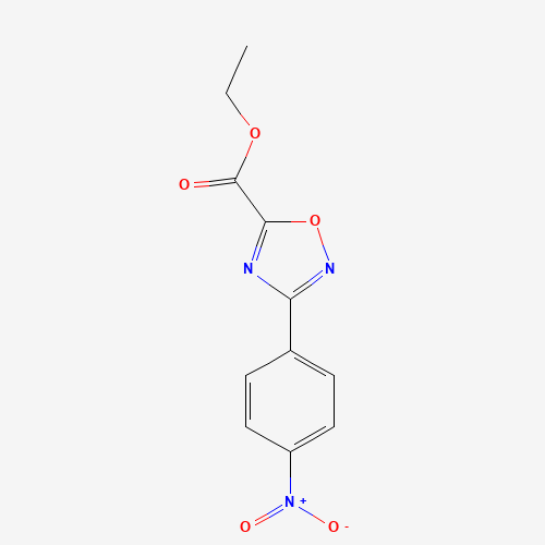 ethyl 3-(4-nitrophenyl)-1,2,4-oxadiazole-5-carboxylate (CAS: 96898-36-1) - Related Chemical Product