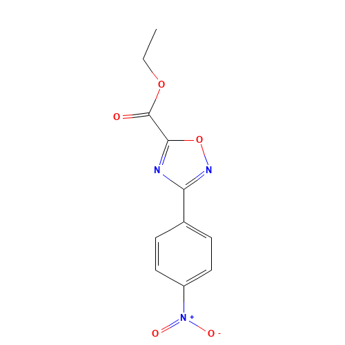 ethyl 3-(4-nitrophenyl)-1,2,4-oxadiazole-5-carboxylate (CAS: 96898-36-1) - Related Chemical Product