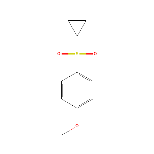 1-cyclopropylsulfonyl-4-methoxybenzene (CAS: 19433-06-8) - Related Chemical Product