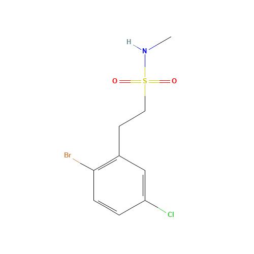 2-(2-bromo-5-chlorophenyl)-N-methylethanesulfonamide (CAS: 1611444-63-3) - Related Chemical Product