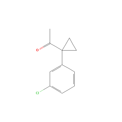 1-[1-(3-chlorophenyl)cyclopropyl]ethanone (CAS: 1017389-24-0) - Related Chemical Product