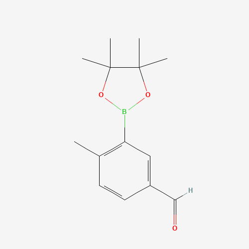 4-methyl-3-(4,4,5,5-tetramethyl-1,3,2-dioxaborolan-2-yl)benzaldehyde (CAS: 847560-50-3) - Related Chemical Product
