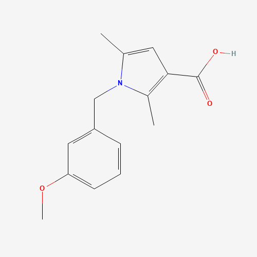 1-[(3-methoxyphenyl)methyl]-2,5-dimethylpyrrole-3-carboxylic acid (CAS: 1184384-91-5) - Related Chemical Product