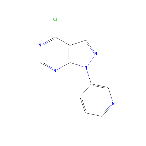 4-chloro-1-pyridin-3-ylpyrazolo[3,4-d]pyrimidine (CAS: 650638-19-0) - Related Chemical Product