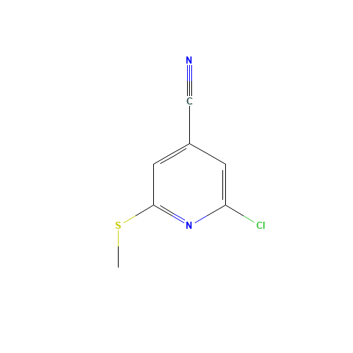 2-chloro-6-methylsulfanylpyridine-4-carbonitrile (CAS: 501676-76-2) - Related Chemical Product