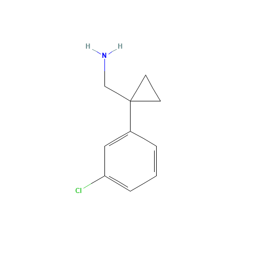 [1-(3-chlorophenyl)cyclopropyl]methanamine (CAS: 115816-31-4) - Related Chemical Product