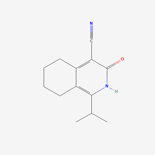 3-oxo-1-propan-2-yl-5,6,7,8-tetrahydro-2H-isoquinoline-4-carbonitrile (CAS: 371930-42-6) - Related Chemical Product