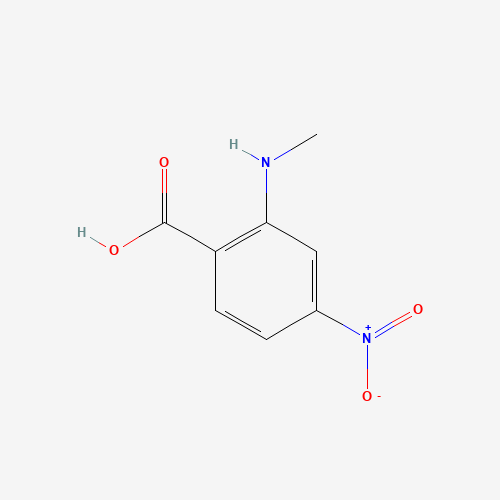 2-(methylamino)-4-nitrobenzoic acid (CAS: 49565-62-0) - Chemical Structure and Molecular Formula 