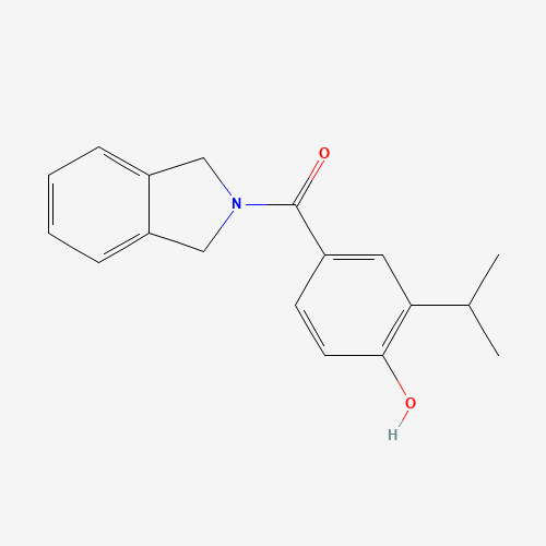 1,3-dihydroisoindol-2-yl-(4-hydroxy-3-propan-2-ylphenyl)methanone (CAS: 912999-04-3) - Related Chemical Product