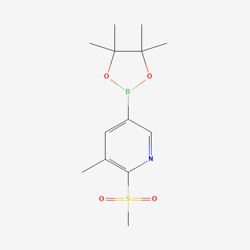3-methyl-2-methylsulfonyl-5-(4,4,5,5-tetramethyl-1,3,2-dioxaborolan-2-yl)pyridine (CAS: 1445651-57-9) - Related Chemical Product