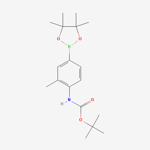 tert-butyl N-[2-methyl-4-(4,4,5,5-tetramethyl-1,3,2-dioxaborolan-2-yl)phenyl]carbamate (CAS: 508223-54-9) - Related Chemical Product