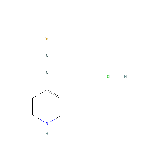 trimethyl-[2-(1,2,3,6-tetrahydropyridin-4-yl)ethynyl]silane;hydrochloride (CAS: 873331-67-0) - Related Chemical Product