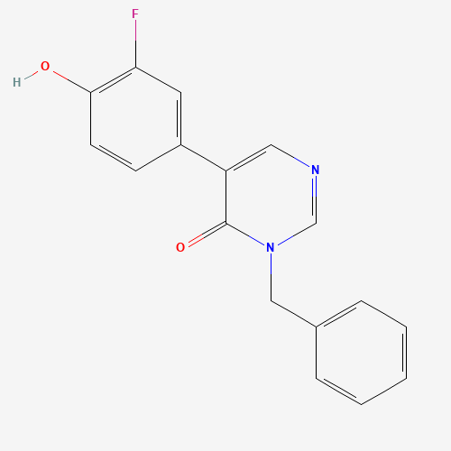 3-benzyl-5-(3-fluoro-4-hydroxyphenyl)pyrimidin-4-one (CAS: 960297-83-0) - Related Chemical Product