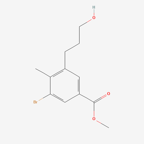 methyl 3-bromo-5-(3-hydroxypropyl)-4-methylbenzoate (CAS: 1229244-95-4) - Related Chemical Product