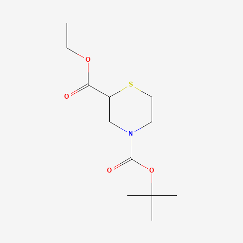 4-O-tert-butyl 2-O-ethyl thiomorpholine-2,4-dicarboxylate (CAS: 1346597-50-9) - Related Chemical Product