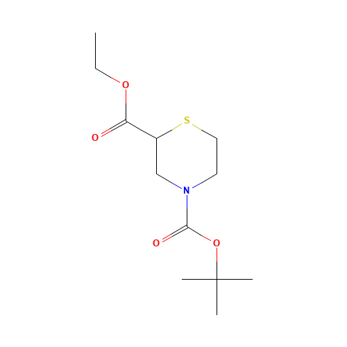 4-O-tert-butyl 2-O-ethyl thiomorpholine-2,4-dicarboxylate (CAS: 1346597-50-9) - Related Chemical Product