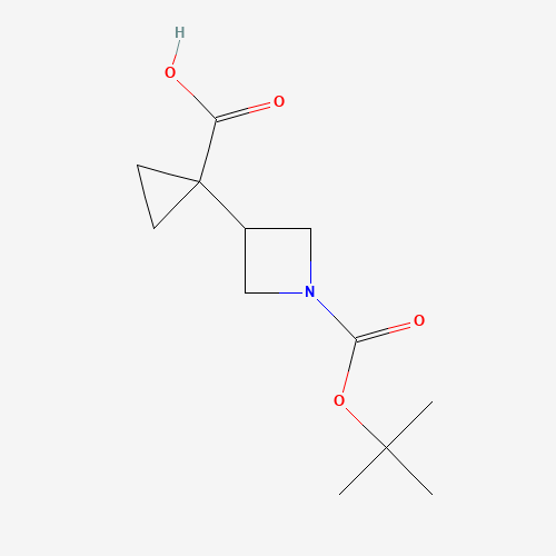 1-[1-[(2-methylpropan-2-yl)oxycarbonyl]azetidin-3-yl]cyclopropane-1-carboxylic acid (CAS: 1375303-90-4) - Related Chemical Product