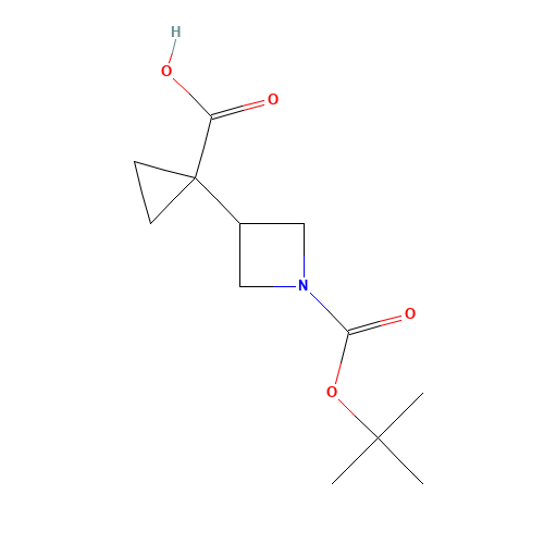 1-[1-[(2-methylpropan-2-yl)oxycarbonyl]azetidin-3-yl]cyclopropane-1-carboxylic acid (CAS: 1375303-90-4) - Related Chemical Product