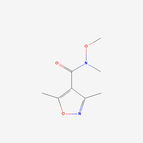N-methoxy-N,3,5-trimethyl-1,2-oxazole-4-carboxamide (CAS: 1223452-45-6) - Related Chemical Product