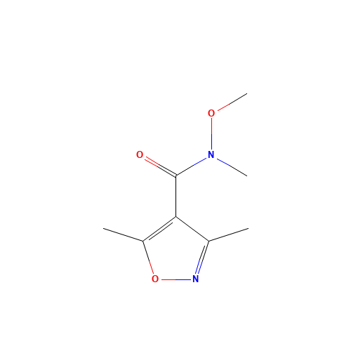 N-methoxy-N,3,5-trimethyl-1,2-oxazole-4-carboxamide (CAS: 1223452-45-6) - Related Chemical Product