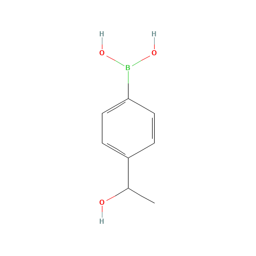 [4-(1-hydroxyethyl)phenyl]boronic acid (CAS: 518336-20-4) - Related Chemical Product