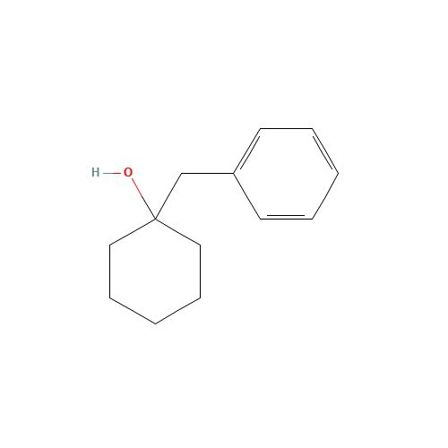 1-benzylcyclohexan-1-ol (CAS: 1944-01-0) - Chemical Structure and Molecular Formula 