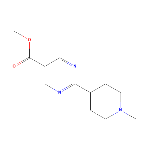 methyl 2-(1-methylpiperidin-4-yl)pyrimidine-5-carboxylate (CAS: 1035271-55-6) - Related Chemical Product