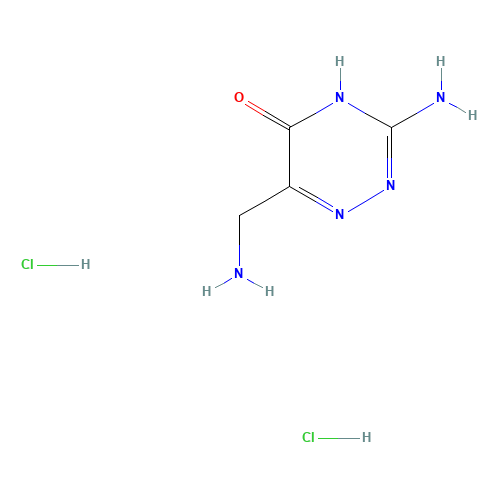 3-amino-6-(aminomethyl)-2H-1,2,4-triazin-5-one;dihydrochloride (CAS: 1236162-31-4) - Related Chemical Product