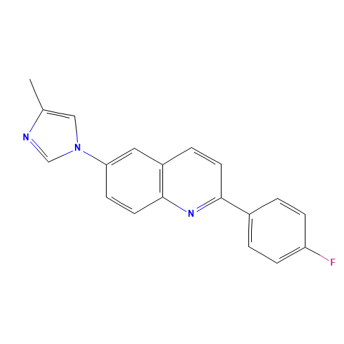 2-(4-fluorophenyl)-6-(4-methylimidazol-1-yl)quinoline (CAS: 1201902-21-7) - Related Chemical Product